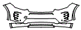 Bumper Kit pattern for the 2026 Land Rover Discovery Sport
