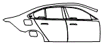 Door and Rear Fender Kit pattern for the 2027 BMW i5