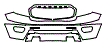 Bumper Kit pattern for the 2019 Ford Ranger