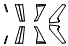 D-Pillar, C-Pillar, B-Pillar and A-Pillar Kit pattern for the 2025 Acura ZDX