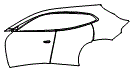 Door and Rear Fender Kit pattern for the 2026 Ferrari Purosangue
