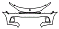 Bumper Kit pattern for the 2026 Ferrari Purosangue