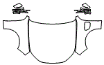 Full Hood, Fender and Mirror Kit pattern for the 2026 BMW 7 Series