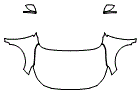 Full Hood, Fender and Mirror Kit pattern for the 2021 Nissan Sentra