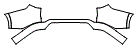 Rear Bumper Kit pattern for the 2026 Lexus TX