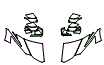Hood, Fender and Mirror Kit pattern for the 2027 Chevrolet Corvette