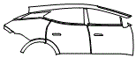 Door and Rear Fender Kit pattern for the 2026 Lotus Eletre