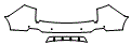 Rear Bumper Kit pattern for the 2021 Acura RDX