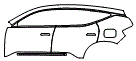 Door and Rear Fender Kit pattern for the 2026 Polestar Polestar 3