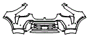 Bumper Kit pattern for the 2027 BMW X7