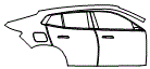 Door and Rear Fender Kit pattern for the 2027 BMW X2