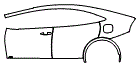 Door and Rear Fender Kit pattern for the 2027 Toyota Prius