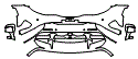 Rear Bumper Kit pattern for the 2027 McLaren 750S