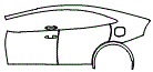 Door and Rear Fender Kit pattern for the 2027 Toyota Prius