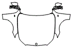 Full Hood, Fender and Mirror Kit pattern for the 2024 BMW i5