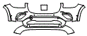 Bumper Kit pattern for the 2026 Mercedes Benz Maybach GLS 600 4MATIC SUV