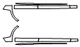 Rocker Panel Kit pattern for the 2026 Porsche Panamera