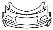 Bumper Kit pattern for the 2024 Chevrolet Camaro