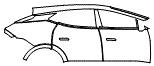 Door and Rear Fender Kit pattern for the 2026 Lotus Eletre