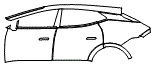 Door and Rear Fender Kit pattern for the 2026 Lotus Eletre