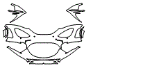Bumper Kit pattern for the 2027 McLaren 750S