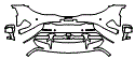 Rear Bumper Kit pattern for the 2027 McLaren 750S