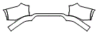 Rear Bumper Kit pattern for the 2026 Lexus TX