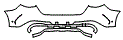Rear Bumper Kit pattern for the 2027 Mercedes Benz GLC Coupe