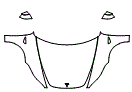 Full Hood, Fender and Mirror Kit pattern for the 2024 Tesla Model 3 (New Generation)