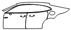 Door and Rear Fender Kit pattern for the 2026 Porsche Panamera