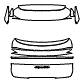 Hatch Kit pattern for the 2024 Porsche Cayenne