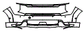 Bumper Kit pattern for the 2026 Kia EV9