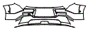 Rear Bumper Kit pattern for the 2026 Kia EV9