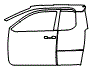 Door and A-Pillar Kit pattern for the 2026 Toyota Tacoma