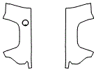 Outer Bed Panel Kit pattern for the 2026 Toyota Tacoma