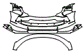 Bumper Kit pattern for the 2025 Aston Martin Valour