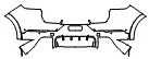Rear Bumper Kit pattern for the 2026 Porsche Cayenne