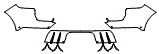 Rear Bumper Kit pattern for the 2026 Porsche Cayenne