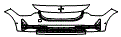 Bumper Kit pattern for the 2023 Polestar Polestar 2