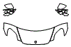 Hood, Fender and Mirror Kit pattern for the 2026 Porsche Panamera