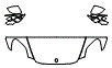 Hood, Fender and Mirror Kit pattern for the 2026 Porsche Panamera