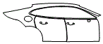Door and Rear Fender Kit pattern for the 2026 Porsche Panamera