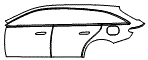 Door and Rear Fender Kit pattern for the 2027 Mercedes Benz E-Class