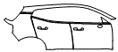 Door and Rear Fender Kit pattern for the 2026 Volvo EX30