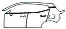 Door and Rear Fender Kit pattern for the 2026 Volvo EX30