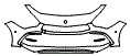 Bumper Kit pattern for the 2026 Mercedes Benz CLA Coupe
