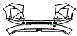 Rear Bumper Kit pattern for the 2024 Hyundai Kona Electric