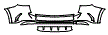 Rear Bumper Kit pattern for the 2026 Mercedes Benz GLA SUV
