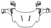 Full Hood, Fender and Mirror Kit pattern for the 2023 Aston Martin DBX