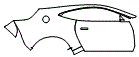 Door and Rear Fender Kit pattern for the 2025 Aston Martin Valour